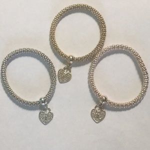 Set of 3 stretch bracelets